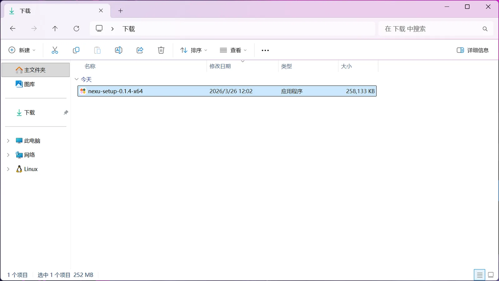 Windows 内测安装包示例